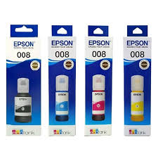EPSON 008 Black Ink Bottle (Bundle With Full Set)
