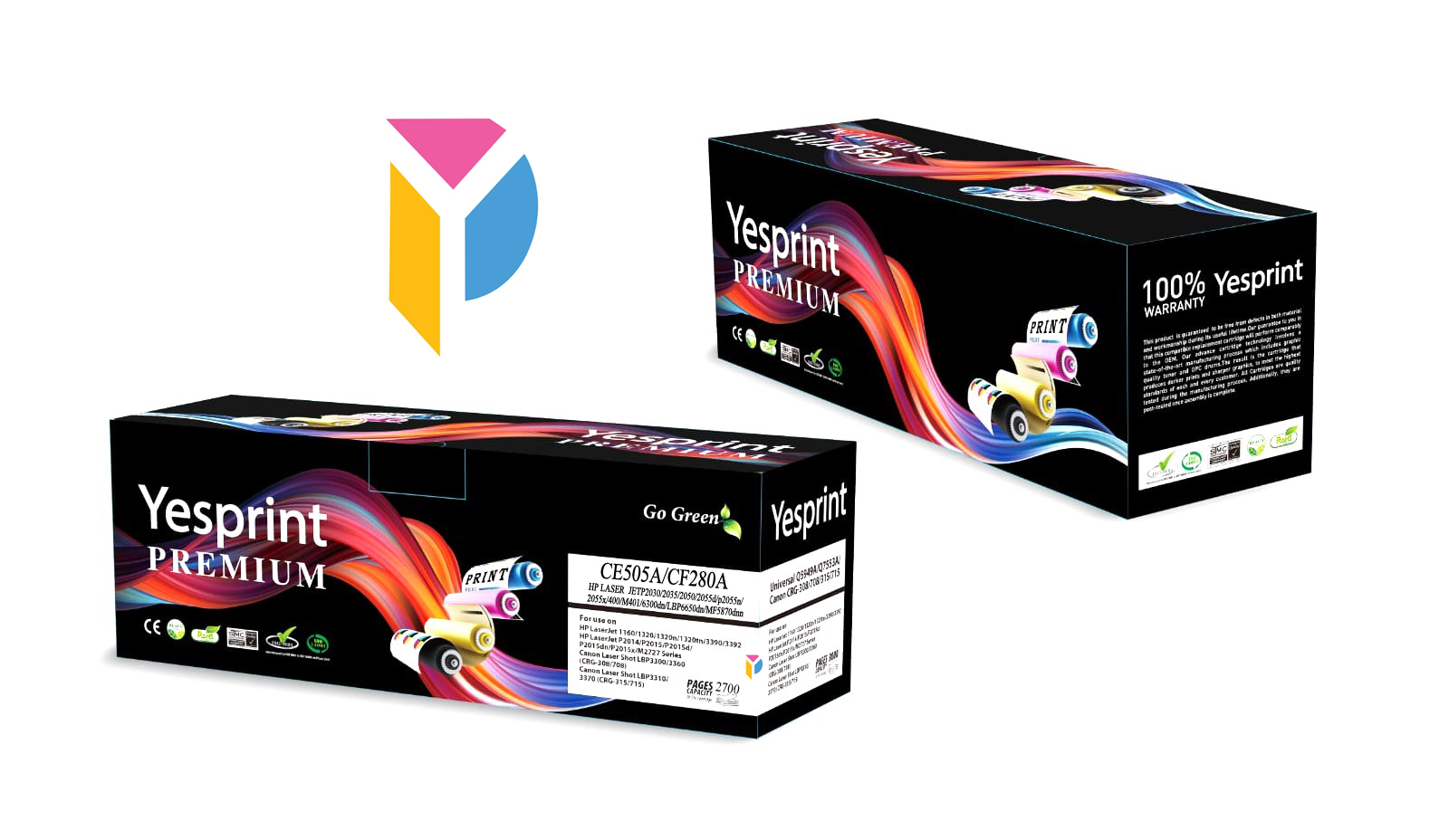 Yesprint CE505A, CF280A – HP Laser Jet Toner for- P2030, 2055d, M401, 6300dn, MF5870dnn