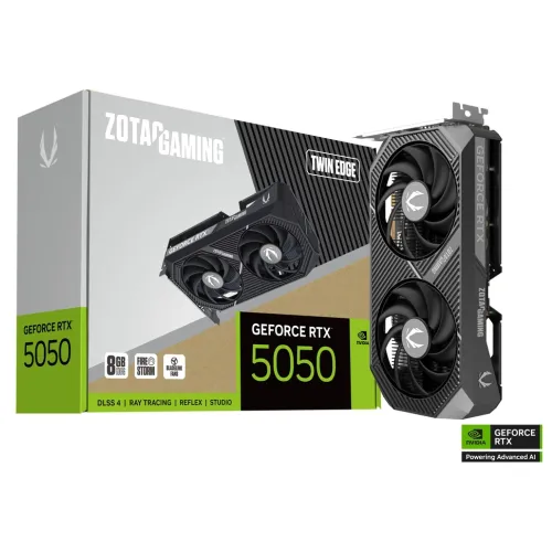 ZOTAC GAMING GeForce RTX 5050 Twin Edge 8GB GDDR6 Graphics Card