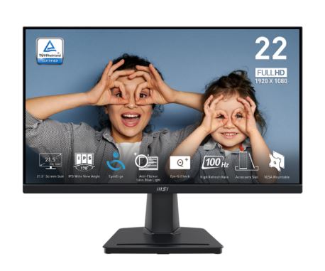 MSI PRO MP225 21.5" 100Hz IPS FHD Monitor